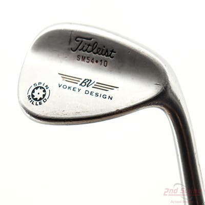 Titleist 2009 Vokey Spin Milled Chrome Wedge Sand SW 54° 10 Deg Bounce Titleist Vokey BV Steel Wedge Flex Right Handed 35.25in