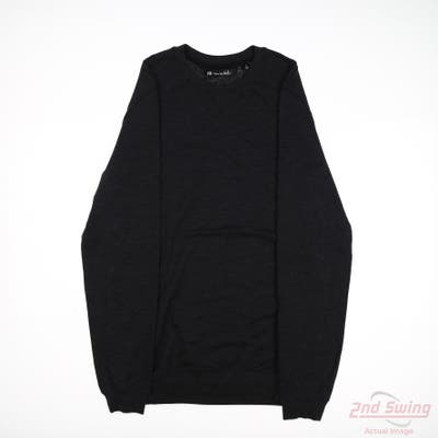 New Mens Travis Mathew Long Sleeve Small S Dark Gray MSRP $55