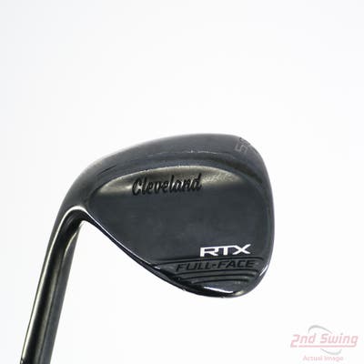 Cleveland RTX Full Face Black Satin Wedge Sand SW 56° 9 Deg Bounce Dynamic Gold Spinner TI Steel Wedge Flex Left Handed 35.25in