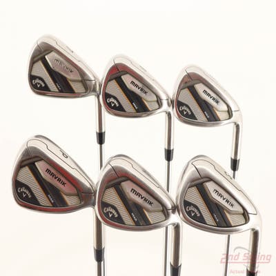 Callaway Mavrik Max Iron Set 7-PW GW SW FST KBS Max 80 Steel Stiff Right Handed -1/4"
