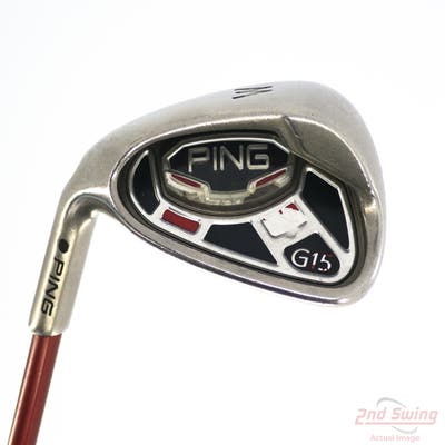 Ping G15 Single Iron Pitching Wedge PW Xcaliber Pro T6 TS Graphite Regular Left Handed Black Dot 36.0in