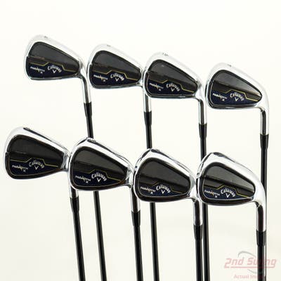 Callaway Paradym X Iron Set 4-PW AW Fujikura Vista Pro 50 Graphite Regular Right Handed -1/4"