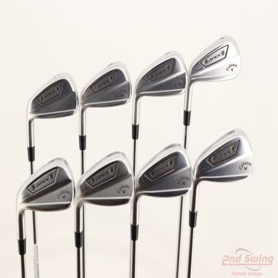 Callaway Apex Ai200 Iron Set 4-PW AW Dynamic Gold Tour Issue S400 Steel Stiff Left Handed STD