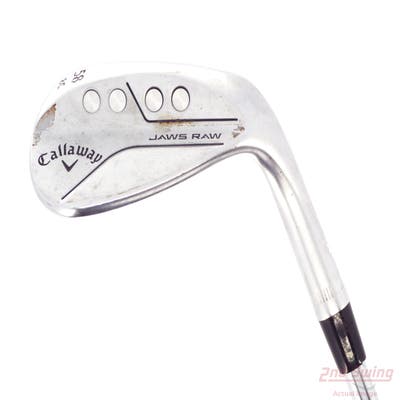 Callaway Jaws Raw Chrome Wedge Lob LW 58° 8 Deg Bounce C Grind Dynamic Gold Tour Issue S400 Steel Stiff Right Handed 35.0in