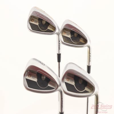 Ping G400 Iron Set 7-PW AWT 2.0 Steel Stiff Right Handed Black Dot +1 1/4"