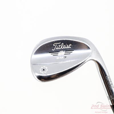 Titleist Vokey SM7 Tour Chrome Wedge Lob LW 58° 8 Deg Bounce M Grind SM7 BV Steel Wedge Flex Left Handed 35.0in