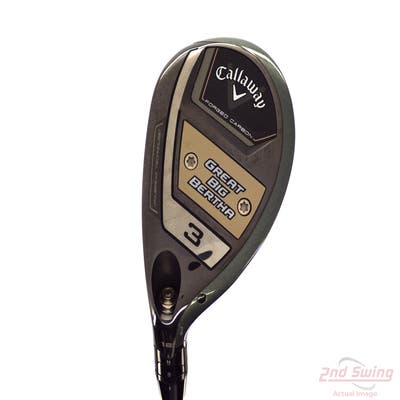Callaway Great Big Bertha 23 Hybrid 3 Hybrid 18° UST Helium Nanocore IP 60 Graphite Senior Left Handed 40.0in