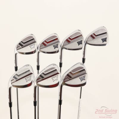 PXG 0211 XCOR2 Chrome Iron Set 7-PW GW SW LW FST KBS Tour Lite Steel Stiff Left Handed +1/4"