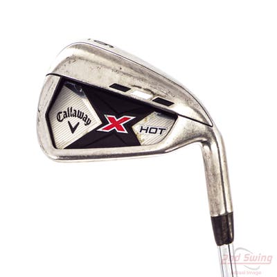 Callaway 2013 X Hot Single Iron 6 Iron True Temper Speed Step 85 Steel Stiff Right Handed 37.5in