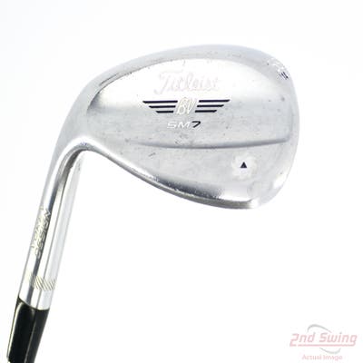 Titleist Vokey SM7 Tour Chrome Wedge Lob LW 58° 14 Deg Bounce K Grind SM7 BV Steel Wedge Flex Left Handed 35.25in