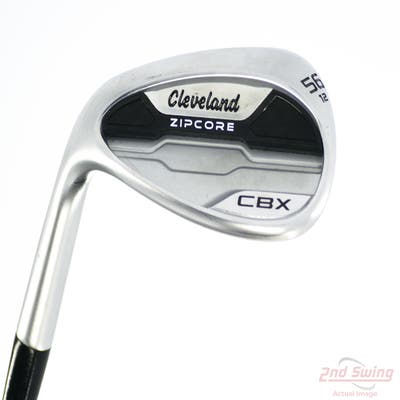 Mint Cleveland CBX Zipcore Wedge Sand SW 56° 12 Deg Bounce Cleveland Action Ultralite 50 Graphite Wedge Flex Left Handed 34.75in