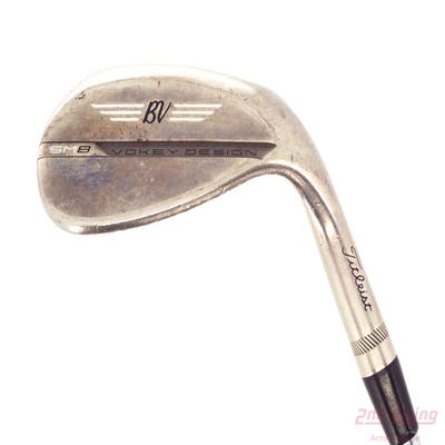 Titleist Vokey SM8 Brushed Steel Wedge Lob LW 60° 12 Deg Bounce D Grind Titleist Vokey BV Steel Wedge Flex Right Handed 35.5in
