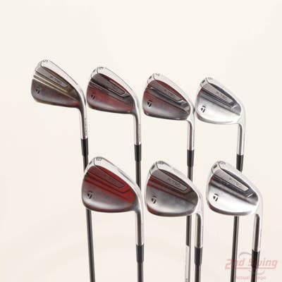 TaylorMade 2019 P790 Iron Set 5-PW AW UST Mamiya Recoil 760 Black Graphite Regular Right Handed -1/4"
