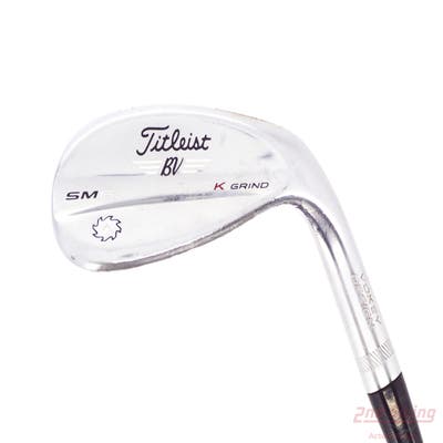 Titleist Vokey SM6 Tour Chrome Wedge Lob LW 60° 12 Deg Bounce K Grind SM6 BV Steel Wedge Flex Right Handed 35.0in