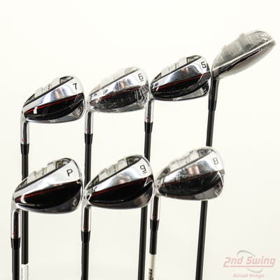 Mint Cobra 2023 T-Rail Combo Iron Set 4H 5-PW Cobra Ultralite 50 Graphite Regular Left Handed -1/4"