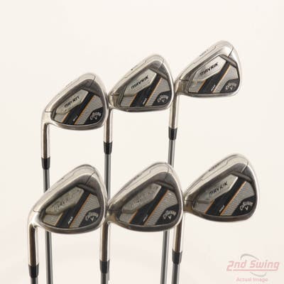 Callaway Mavrik Max Iron Set 6-PW AW Project X Catalyst 55 Graphite Senior Left Handed +1/4"