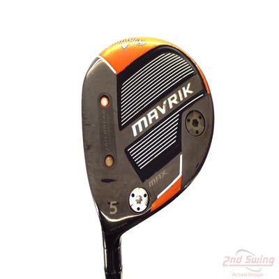Callaway Mavrik Max Fairway Wood 5 Wood 5W UST Mamiya Helium Black 5 Graphite Senior Left Handed 43.0in