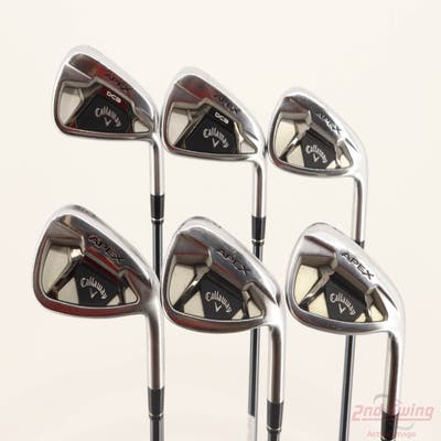 Callaway Apex DCB 21 Iron Set 6-PW AW UST Mamiya Recoil 65 Dart Graphite Senior Right Handed STD