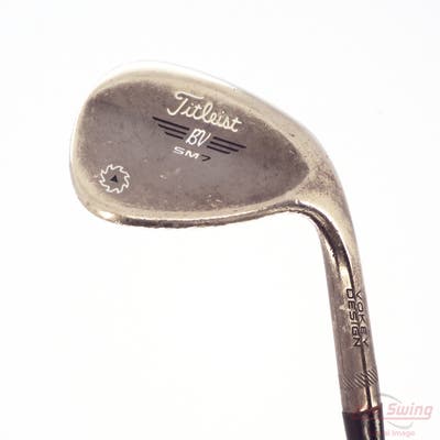 Titleist Vokey SM7 Brushed Steel Wedge Sand SW 56° 10 Deg Bounce S Grind Cleveland Traction Wedge Steel Wedge Flex Right Handed 35.25in
