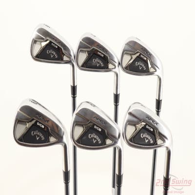 Callaway Apex DCB 21 Iron Set 6-PW AW UST Recoil Dart HB 65 IP Blue Graphite Regular Right Handed STD
