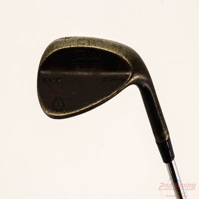 Titleist Vokey SM6 Jet Black Wedge Sand SW 54° 10 Deg Bounce S Grind Stock Steel Shaft Steel Wedge Flex Right Handed 35.5in