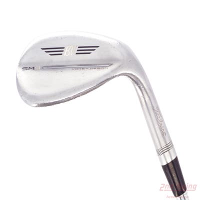 Titleist Vokey SM9 Tour Chrome Wedge Lob LW 60° 10 Deg Bounce S Grind Titleist Vokey BV Steel Wedge Flex Right Handed 35.25in