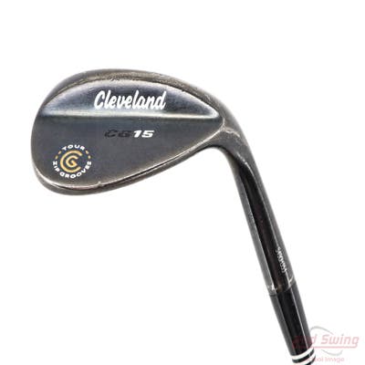 Cleveland CG15 Black Pearl Wedge Lob LW 60° 12 Deg Bounce Cleveland Traction Wedge Steel Wedge Flex Right Handed 35.5in