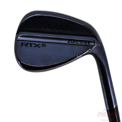 Cleveland RTX 6 ZipCore Black Satin Wedge Gap GW 50° 10 Deg Bounce Mid Dynamic Gold Spinner TI Steel Wedge Flex Right Handed 35.75in