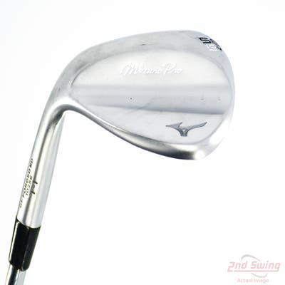 Mizuno Pro T-1 Soft White Satin Wedge Lob LW 58° 10 Deg Bounce V Grind Dynamic Gold Tour Issue S400 Steel Stiff Left Handed 34.75in