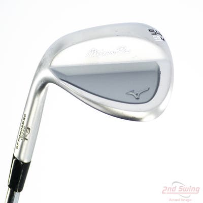 Mint Mizuno Pro T-3 Soft White Satin Wedge Sand SW 54° 8 Deg Bounce M Grind FST KBS Hi-Rev 2.0 115 Steel Wedge Flex Left Handed 35.0in