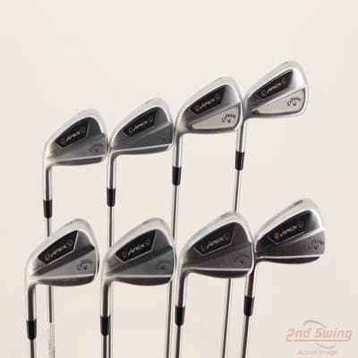 Callaway Apex Ai200 Iron Set 4-PW AW FST KBS Tour C-Taper Lite Steel X-Stiff Left Handed +1/2"