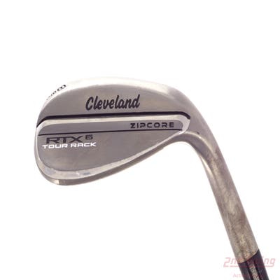 Cleveland RTX 6 ZipCore Tour Rack Raw Wedge Lob LW 58° 10 Deg Bounce Mid Dynamic Gold Spinner TI Steel Wedge Flex Right Handed 35.0in