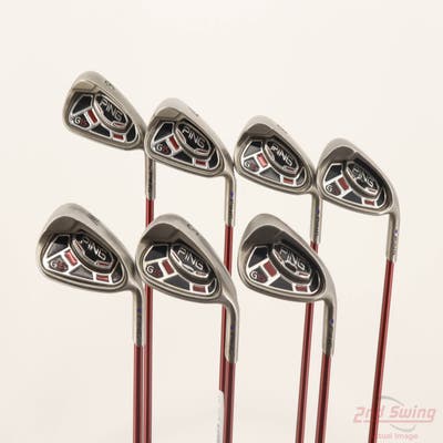 Ping G15 Iron Set 6-PW GW SW Ping TFC 149I Graphite Regular Right Handed Purple dot STD