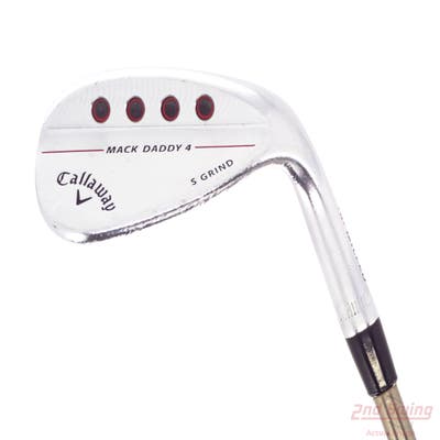 Callaway Mack Daddy 4 Chrome Wedge Sand SW 56° 10 Deg Bounce S Grind UST Mamiya Recoil 460 F2 Graphite Senior Right Handed 36.25in