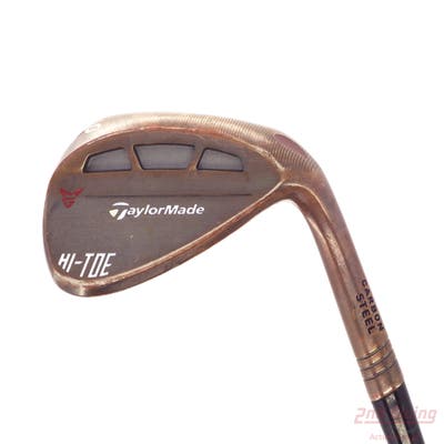 TaylorMade Milled Grind HI-TOE Wedge Lob LW 60° 10 Deg Bounce FST KBS Hi-Rev 2.0 Steel Wedge Flex Right Handed 35.0in