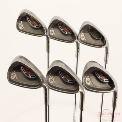 Ping G10 Iron Set 6-PW AW Ping AWT Steel Stiff Right Handed Black Dot +1/4"