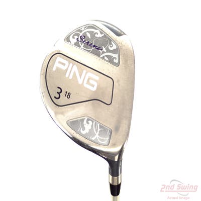 Ping Serene Fairway Wood 3 Wood 3W 18° Ping ULT 210 Ladies Lite Graphite Ladies Right Handed 42.5in