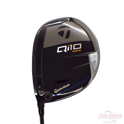 TaylorMade Qi10 MAX Driver 9° Graphite Design Tour AD IZ-6 Graphite Stiff Left Handed 45.0in