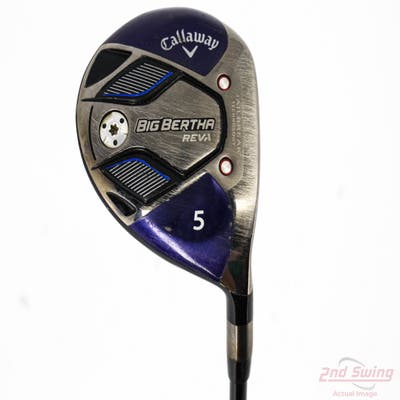 Callaway Big Bertha REVA Womens Fairway Wood 5 Wood 5W PX HZRDUS Smoke Red RDX 50 Graphite Senior Right Handed 43.0in