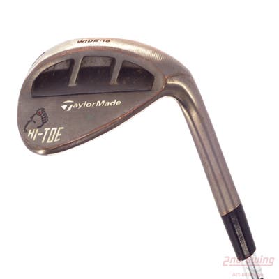 TaylorMade Milled Grind Hi-Toe Big Foot Wedge Lob LW 60° 15 Deg Bounce FST KBS Hi-Rev 2.0 115 Steel Wedge Flex Right Handed 35.0in