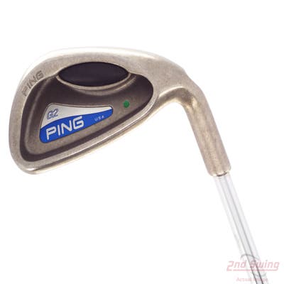 Ping G2 Single Iron Pitching Wedge PW Stock Steel Shaft Steel Stiff Right Handed Green Dot 35.5in