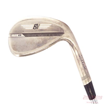 Titleist Vokey SM8 Brushed Steel Wedge Lob LW 58° 10 Deg Bounce S Grind True Temper Dynamic Gold S300 Steel Stiff Right Handed 34.5in