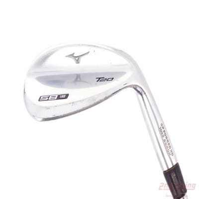 Mizuno T20 Satin Chrome Wedge Lob LW 58° 16 Deg Bounce Nippon NS Pro Modus 3 125 Wdg Steel Wedge Flex Right Handed 35.5in