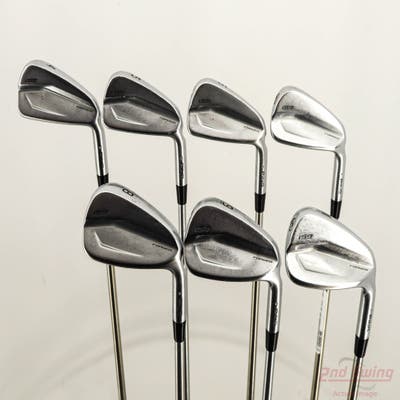 Ping i59 Iron Set 4-PW FST KBS Tour C-Taper 130 Steel X-Stiff Right Handed Silver Dot +1 1/2"