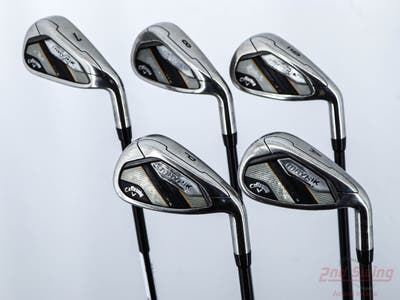 Callaway Mavrik Max Womens Lite Iron Set 7-PW AW UST Mamiya Helium Black 4 Graphite Ladies Right Handed -1/4"