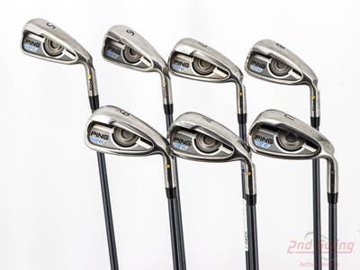 Ping 2016 G Iron Set 5-PW AW Ping CFS 70 Graphite Graphite Regular Right Handed Yellow Dot +1"