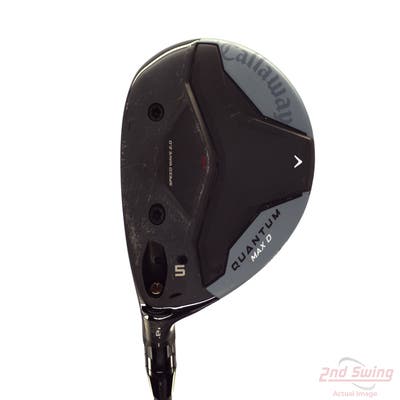Callaway Quantum Max Fairway Wood 5 Wood 5W 18° Mitsubishi Vanquish 5 Graphite Senior Left Handed 38.5in