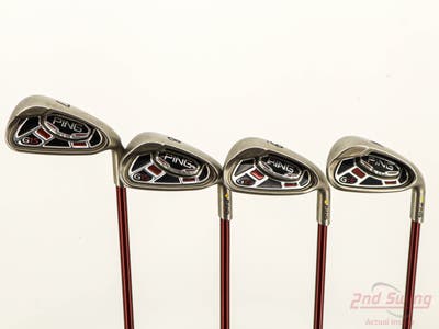 Ping G15 Iron Set 7-PW Ping TFC 149I Graphite Senior Right Handed Yellow Dot +1"