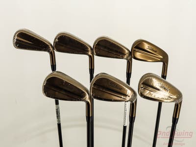 Mint Titleist 2025 T350 Oil Can Iron Set 5-GW True Temper Onyx AMT Red Steel Regular Right Handed STD