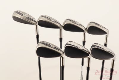 Cleveland HALO XL Full-Face Iron Set 5-PW SW UST Mamiya Helium Black Nanocore 50i Graphite Ladies Right Handed -3/4"